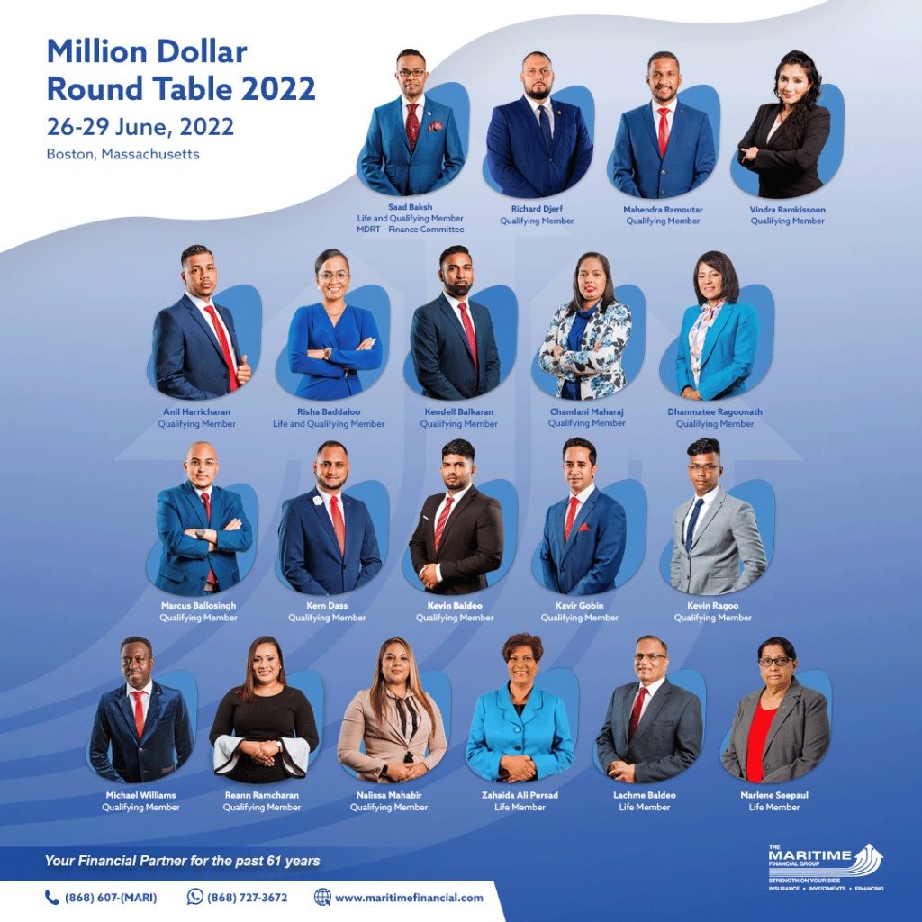 Million Dollar Round Table 2022 The Maritime Financial Group